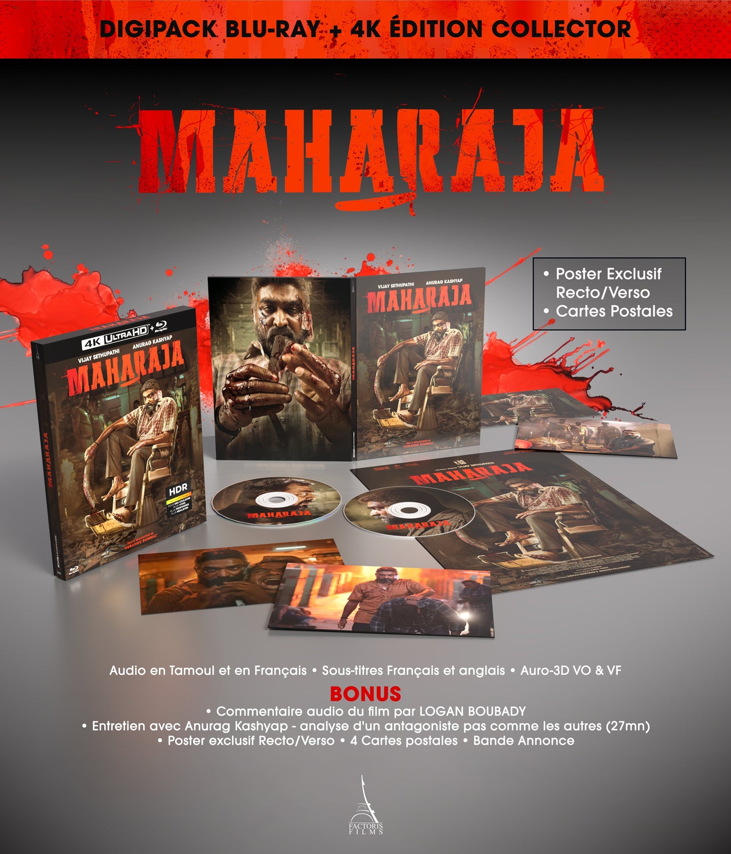 MAHARAJA - 4K Ultra HD HDR10 + Blu-ray - Pré-commande