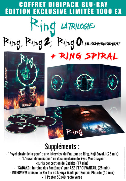 COFFRET RING LA TRILOGIE BLU-RAY ÉDITION LIMITÉE 1000 EXEMPLAIRES - Pré-commande
